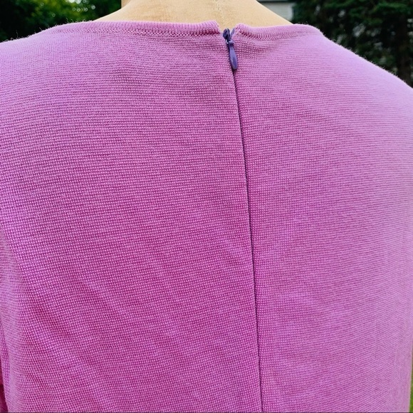 Stizzoli lavender wool dress short sleeve women’s plus 14 - Picture 5 of 11